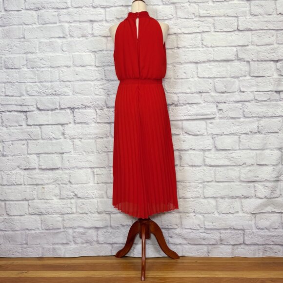 Sam Edelman Scarlet Pleated Sleeveless Midi Dress - Picture 2 of 6